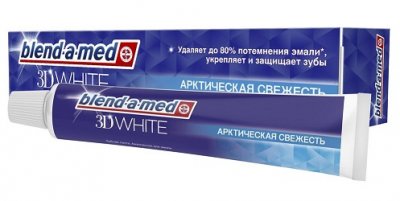 Купить blend-a-med (бленд-а-мед) зубная паста 3d вайт арктическая свежесть 125мл в Дзержинске