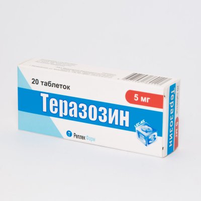Купить теразозин, таблетки 5мг, 20 шт в Дзержинске