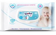 Купить yokosun (йокосан) салфетки влажные детские 120шт в Дзержинске