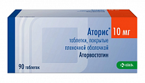Купить аторис, таблетки, покрытые пленочной оболочкой 10мг, 90 шт в Дзержинске