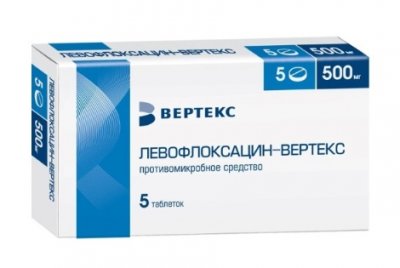 Купить левофлоксацин-вертекс, таблетки 500мг, 5 шт в Дзержинске