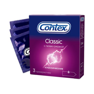 Купить contex (контекс) презервативы classic 3шт в Дзержинске
