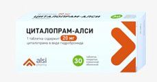 Купить циталопрам, таблетки, покрытые пленочной оболочкой 20мг, 30 шт в Дзержинске