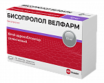 Купить бисопролол-велфарм, таблетки, покрытые пленочной оболочкой 10мг, 50 шт в Дзержинске