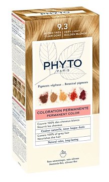 Phytosolba PhytoColor (Фитосольба Фитоколор) краска для волос оттенок 9,3 Очень светлый золотой блонд