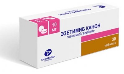 Купить эзетимиб канон, таблетки 10мг, 30 шт в Дзержинске