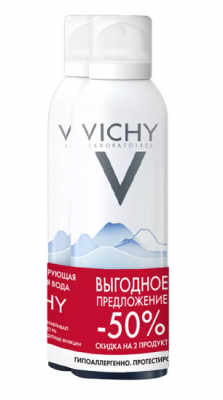Купить vichy (виши) набор термальная вода 150мл 2 шт (-50% на 2-й) в Дзержинске
