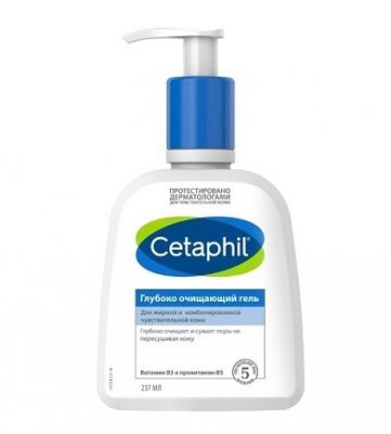 Купить cetaphil (сетафил) гель глубоко очищающий, 237мл в Дзержинске