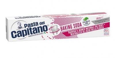 Купить pasta del сapitano (паста дель капитано) зубная паста для деликатного отбеливания с содой, 100 мл в Дзержинске