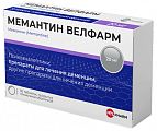 Купить мемантин велфарм, таблетки, покрытые пленочной оболочкой 20мг, 30 шт в Дзержинске