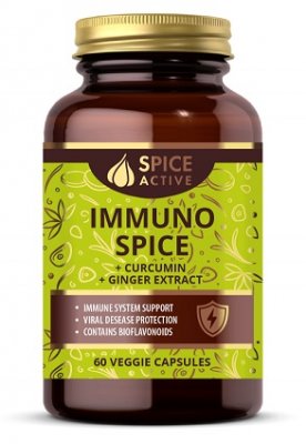 Купить spice active (спайс актив) комплекс для иммунитета с куркумином и имбирем, капсулы 60 шт бад в Дзержинске