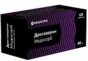 Купить дротаверин медисорб, таблетки 40мг 60 шт. в Дзержинске