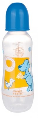 Купить canpol (канпол) бутылочка pp с силиконовой соской c 12 месяцев синяя 330 мл в Дзержинске