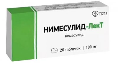 Купить нимесулид-лект, таблетки 100мг, 20шт в Дзержинске