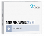 Купить глибенкламид, таблетки 3,5мг, 120 шт в Дзержинске