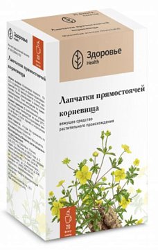 Лапчатки корневища, фильтр-пакеты 1,5г, 20 шт