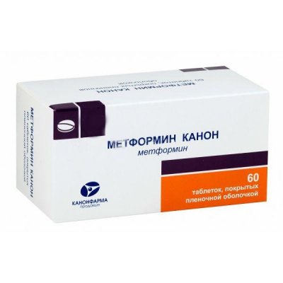 Купить метформин канон, тбл п.п.о 1000 мг №60 в Дзержинске