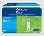 Купить тест-полоски contour plus (контур плюс), 100 шт в Дзержинске