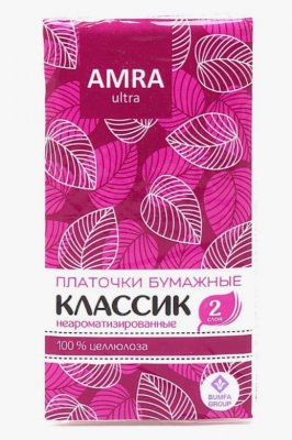 Купить amra (амра) платочки бумажные, 10 шт в Дзержинске