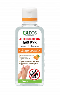 Купить oleos (олеос) антисептик для рук цитрусовый 100мл в Дзержинске