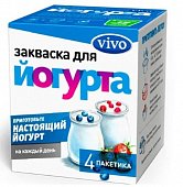 Купить vivo (виво) закваска для йогурта fit, пакетики 0,5г, 4 шт в Дзержинске