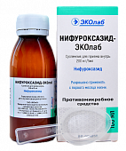 Купить нифуроксазид-эколаб, суспензия для приема внутрь 200мг/5мл, флакон 100мл в Дзержинске