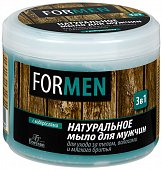 Купить флоресан (floresan) мыло натуральное мужское для кожи, волос и бритья 3в1, 450мл в Дзержинске