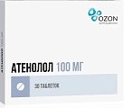 Купить атенолол, таблетки 100мг, 30 шт в Дзержинске