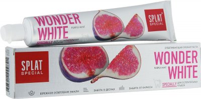 Купить сплат (splat) зубная паста специал wonder white отбеливающая мятный вкус, 75мл в Дзержинске