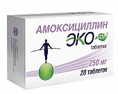 Купить амоксициллин-экобол, таблетки 250мг, 20 шт в Дзержинске