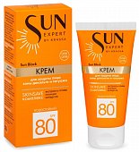 Купить krassa (красса) sun expert крем для защиты лица зоны декольте и татуажа spf80 sun block 50 мл в Дзержинске