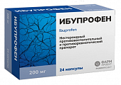 Купить ибупрофен, капсулы 200мг 24шт в Дзержинске