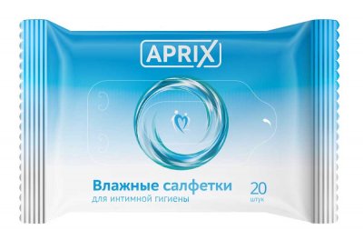 Купить априкс (aprix) салфетки влажные для интимной гигиены 20шт в Дзержинске