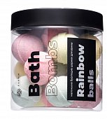 Купить fabrik cosmetology (фабрик косметик) шарики бурлящие маленькие для ванны rainbow balls 300 гр в Дзержинске