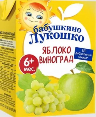 Купить баб.лук. сок ябл/виноград осв. 200мл тетрапак (фаустово, россия) в Дзержинске