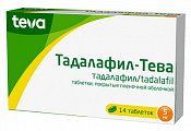 Купить тадалафил-тева, таблетки, покрытые пленочной оболочкой 5мг 14шт в Дзержинске