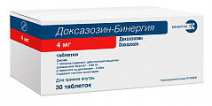 Купить доксазозин-бинергия, таблетки 4мг, 30 шт в Дзержинске