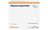 Купить амоксициллин, капсулы 250мг, 16 шт в Дзержинске