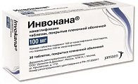 Купить инвокана, таблетки, покрытые пленочной оболочкой 100мг, 30 шт в Дзержинске