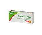 Купить бисопролол-тева, таблетки, покрытые пленочной оболочкой 5мг, 30 шт в Дзержинске