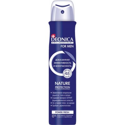 Купить deonica (деоника) дезодорант-спрей nature protection для мужчин, 200мл в Дзержинске