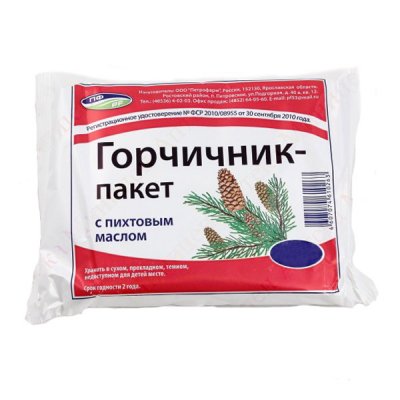 Купить горчичник-пакет с пихтовым маслом, 10 шт в Дзержинске