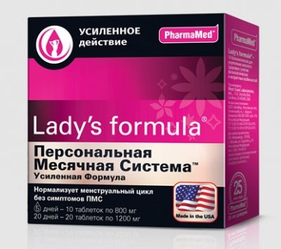 Купить lady's formula (леди-с формула) персональная месячная система усиленная формула, капсулы, 30 шт бад в Дзержинске