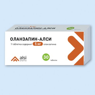 Купить оланзапин-алси, таблетки 5мг, 30 шт в Дзержинске