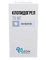 Купить клопидогрел, таблетки, покрытые пленочной оболочкой, 75мг, 100 шт в Дзержинске
