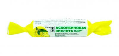 Купить аскорбиновая к-та консумед, тбл 2,6г лимон №10_бад (биотерра ооо, беларусь) в Дзержинске