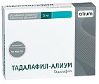 Купить тадалафил-алиум, таблетки, покрытые пленочной оболочкой 5мг, 30 шт в Дзержинске