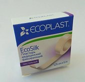Купить ecoplast ecosilk медицинский фиксирующий текстильный 1,25см х 5м в Дзержинске