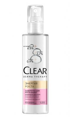 Купить clear derma therapy (клеар), сыворотка для волос энергия роста, флакон 190 мл в Дзержинске