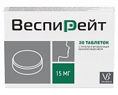 Купить веспирейт, таблетки с  пролонгированным высвобождением 15мг, 30шт в Дзержинске